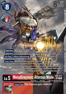 MetalGreymon: Alterous Mode (EX9-012) (V.2)