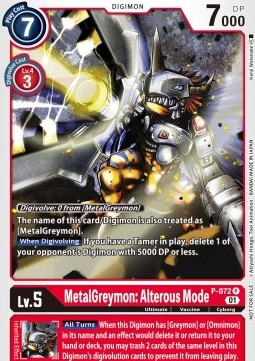 MetalGreymon: Alterous Mode (P-072) (V.1)