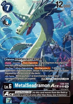 MetalSeadramon Ace (EX8-026) (V.3)
