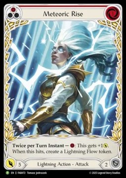 Meteoric Rise (Extended Art Rainbow Foil)
