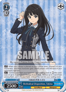 Methodical Disposition, Takina (V.2 - Super Rare)
