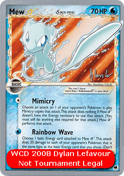 Mew Gold Star δ Delta Species  (WCD08 DF 101)