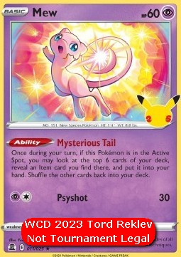 Mew  (WCD23 CEL 011)
