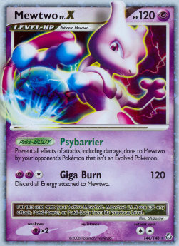 Mewtwo LV.X  (LA 144)