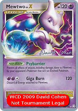 Mewtwo LV.X  (WCD09 LA 144)