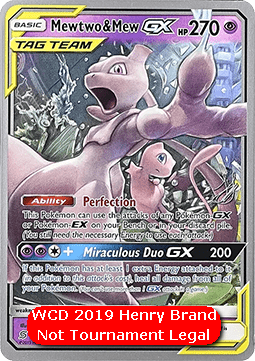 Mewtwo & Mew GX  (WCD19 UNM 71)