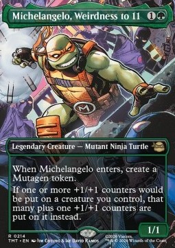 Michelangelo, Weirdness to 11 (V.1)