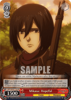 Mikasa: Hopeful (V.2 - Super Rare)