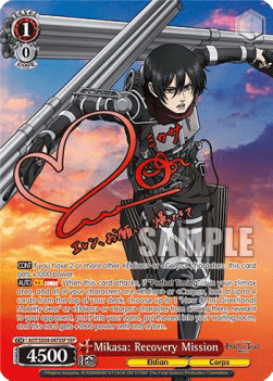 Mikasa: Recovery Mission (V.2 - Super Special Rare)