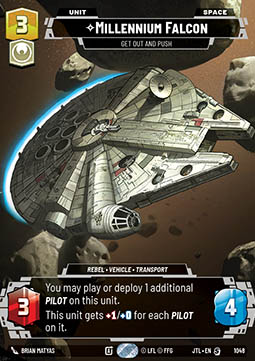 Millennium Falcon, Get Out And Push (V.3)