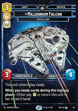 Millennium Falcon, Piece of Junk