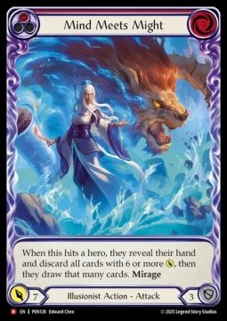 Mind Meets Might (Extended Art Rainbow Foil)