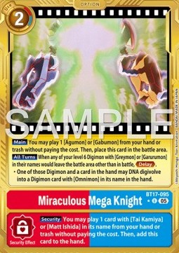 Miraculous Mega Knight (BT17-095) (V.2)
