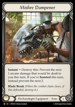 Misfire Dampener (Cold Foil)