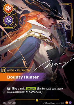 Miss Fortune, Bounty Hunter (V.3 - Signed Showcase)