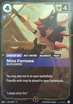 Miss Fortune, Buccaneer