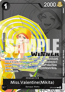Miss.Valentine(Mikita) (OP14-087) (V.3)