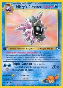 Misty's Cloyster  (GH 29)