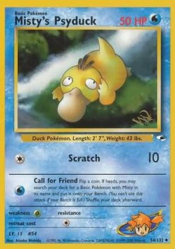 Misty's Psyduck  (WPR GH 54)