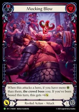 Mocking Blow (Red) (Extended Art Rainbow Foil)