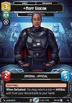 Moff Gideon, Remnant Commander (V.1)
