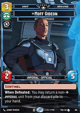 Moff Gideon, Remnant Commander (V.2)