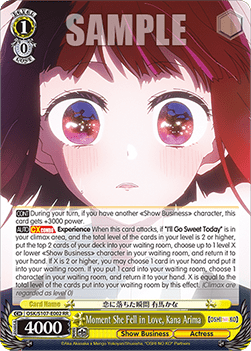 Moment She Fell in Love, Kana Arima (V.1 - Double Rare)