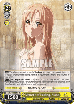 Moment of Healing, Asuna (V.2 - Super Rare)