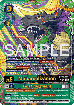 Monarchlizamon / Final Judgment (BT25-057) (V.2)