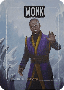 Monk Token (White 1/1 Prowess) (V.1)