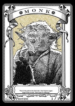 Monk Token (White 1/1 Prowess) (V.1)