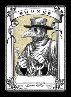 Monk Token (White 1/1 Prowess) (V.3)