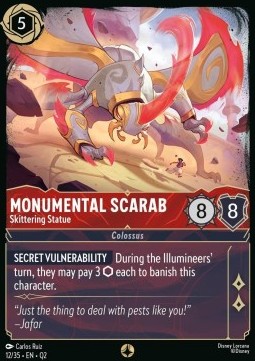 Monumental Scarab - Skittering Statue