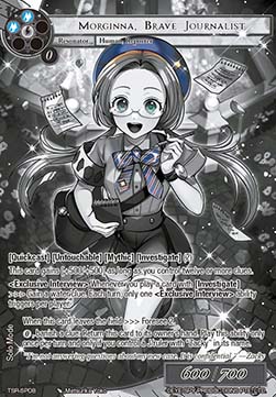 Morginna, Brave Journalist (V.2 - Super Rare)