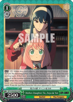 Mother-Daughter Tie, Anya & Yor (V.2 - Super Rare)