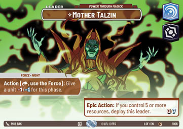 Mother Talzin, Power Through Magick (V.2)