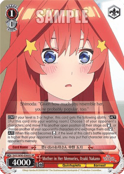 Mother in Her Memories, Itsuki Nakano (V.2 - Super Rare)
