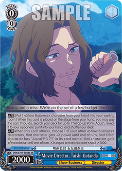 Movie Director, Taishi Gotanda (V.2 - Super Rare)