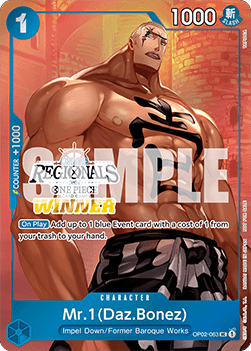 Mr.1 (Daz.Bonez) (OP02-063) (V.3)