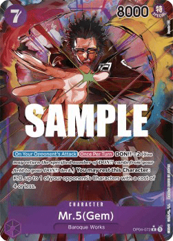 Mr.5(Gem) (OP04-072) (V.2)