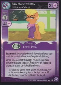 Ms. Harshwhinny *Officious Official* (V.2 - Foil)