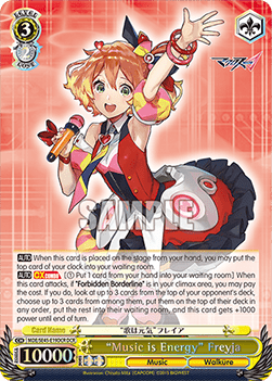 "Music is Energy" Freyja (V.2 - Feature Rare)