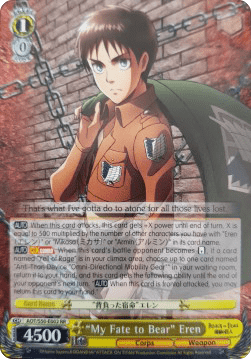"My Fate to Bear" Eren (V.1 - Double Rare)