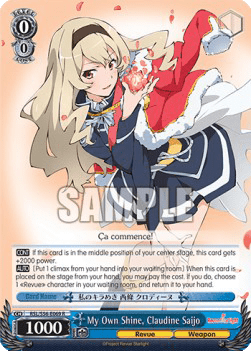 My Own Shine, Claudine Saijo (V.1 - Rare)