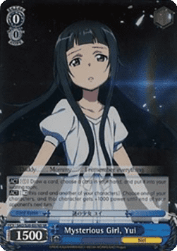 Mysterious Girl, Yui (V.2 - Super Rare)