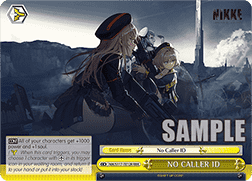 NO CALLER ID (V.2 - Triple Rare)