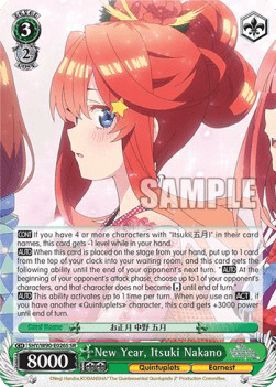 New Year, Itsuki Nakano (V.2 - Super Rare)