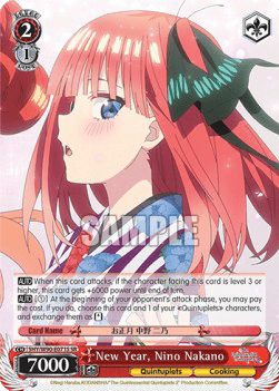 New Year, Nino Nakano (V.2 - Super Rare)