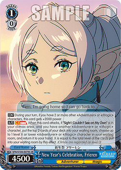 New Year's Celebration, Frieren (V.2 - Super Rare)