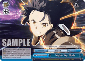 Night-Sky Blade (SAO/S100) (V.2 - Triple Rare)